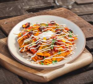 Loaded Mexican Nachos Veg [ Chefs Recomended ]