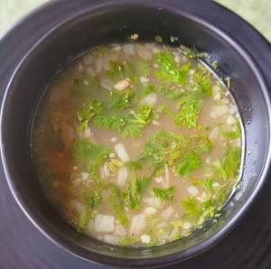 Crab Meat Clear Soup (keto)