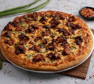 7" Regular Schezwan Chicken Pizza
