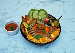 Kefte Kebab Chicken Rice Bowl