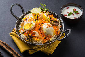 Egg Biryani [ 2 Eggs ]