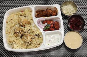 Malabar Prawns Biriyani Combo [8 Pieces]