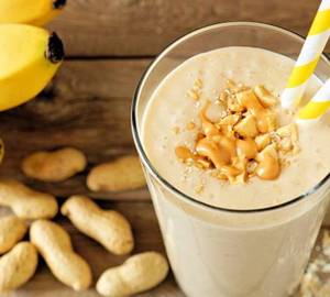 Healthy Peanut Banana Protein  Smoothie