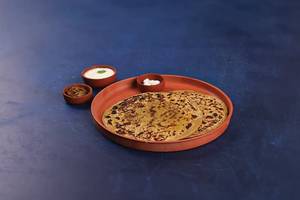 2 Plain Aloo Paratha & Dahi [100 ml]