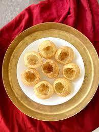 Butterscotch Flour Dahi Puri