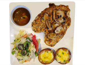 Thyme Rubbed Chicken Steak