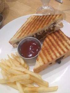 Mushroom Onion Sandwich