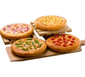 4 Pizza Single Topping Veg