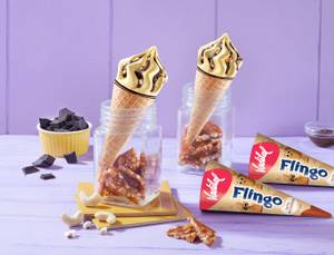 Nutty Butterscotch Flingo- Ice Cream Cone [110 ML]