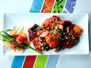 Three Pepper Soy Chilli Fish