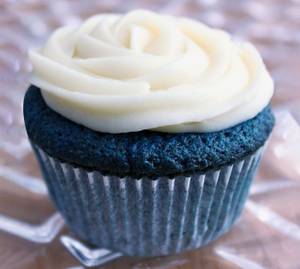 Blue Velvet Cupcake