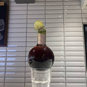 Blueberry Boba Tea + Blueberry Popping Boba