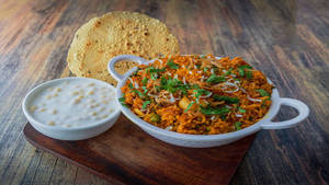 Veg. Hyderabadi Biryani
