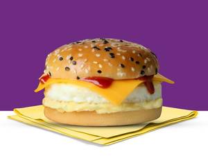 Classic Egg N Cheese Club Burger
