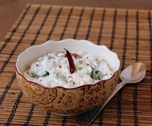 Garlic Curd Rice 1200ml Big Box Packing