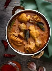 Chicken Do Pyaja (500ml Bowl) + 3 Lachha Paratha