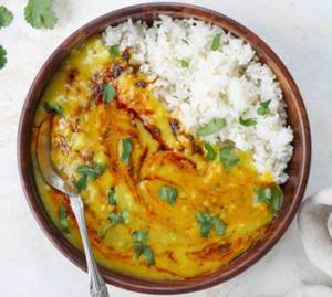 Yellow Dal And Rice