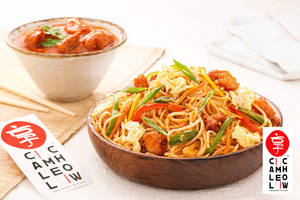 Chicken Nanking Noodles And Chicken Hot Garlic