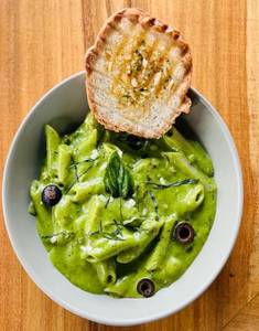Basil Pesto Chicken Penne Pasta