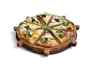 Thin Crust Pesto Pizza