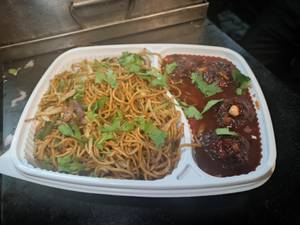 Veg Noodles With Manchurian Combo