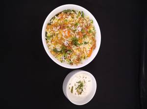 Vegetable dum biryani                                       