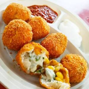 Corn And Cheese Fried Momos