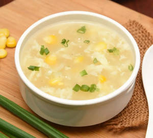 Veg sweet corn soup  