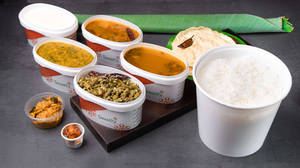 Andhra Veg Carrier Meal for 3