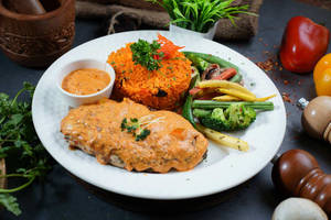 Stuffed Chicken [Herb Sauce]
