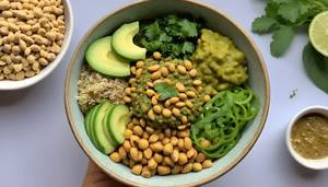 Green Moong Fusion Bowl: Veggie-peanut Bliss