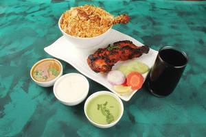 Chicken Biryani Combo With Tandoori (1 Pcs)