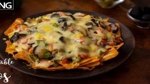 Veg Cheese Nachos