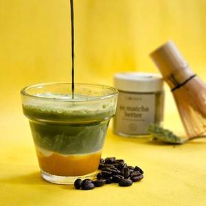 Iced Mango Matcha Latte