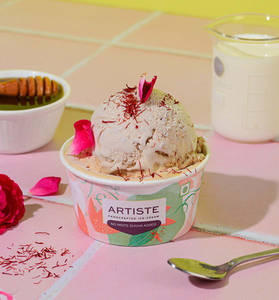 Rose Saffron Ice-cream 120ml