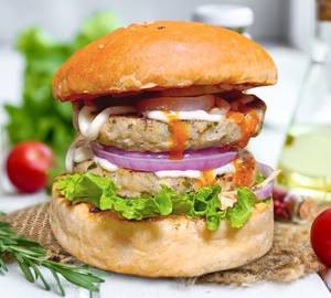 Jumbo Grilled Chicken Burger 