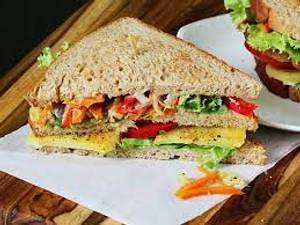 Veg Spicy Club Sandwich