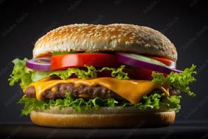 Paneer Veg Cheese Burger