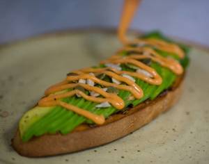 Nutty Avocado Dynamite Tartine