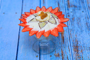 Mix Fruit With Ice Cream