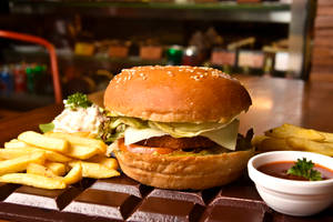 Tcr's Classic Desi Burger