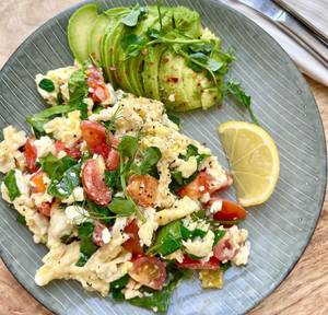 Scrambled Eggs With Veggies