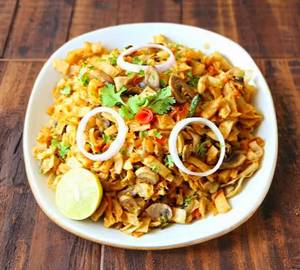 Mushroom Kothu Parotta