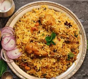 Hyderabadi Chicken Dum Biryani