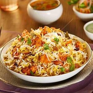 Spicy Paneer Tikka Biryani