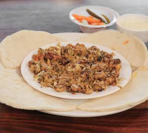 Chettinad Chicken Shawarma Plate