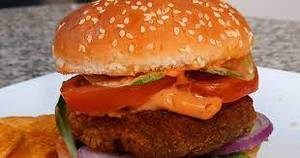 Desi Aloo Tikki Burger