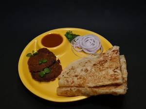 Aloo Tikki Kebab Paratha