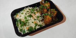 Fried Rice With Manchurian