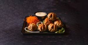 Veg Tandoori Momos(6 Pc)